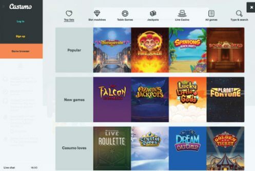 casumo casino bonus