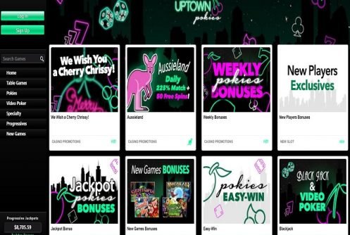 uptown pokies casino bonus