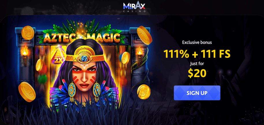 mirax casino bonus
